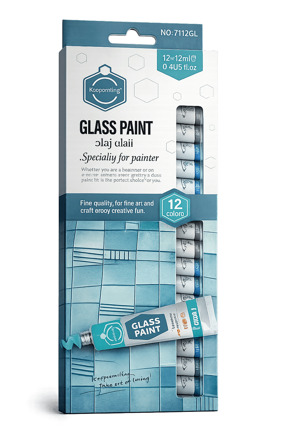 Keep Smiling Glass Paints