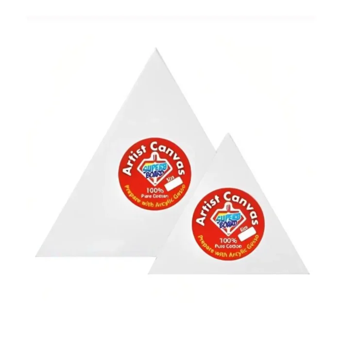 Triangular-Shaped Artist Canvas Board