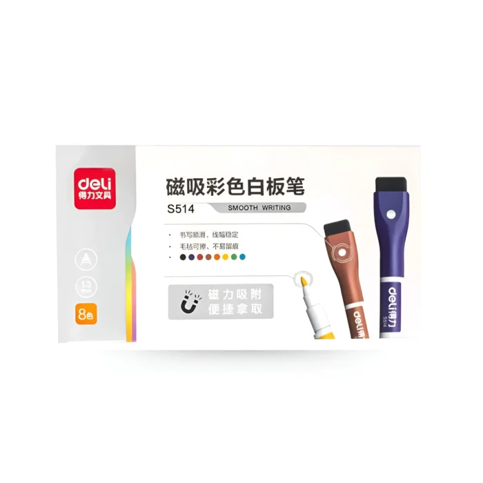 S514 - DELI Magnetic Dry Erase Markers