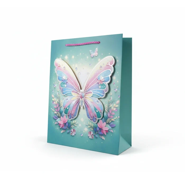 Butterfly Cutout Gift Bag