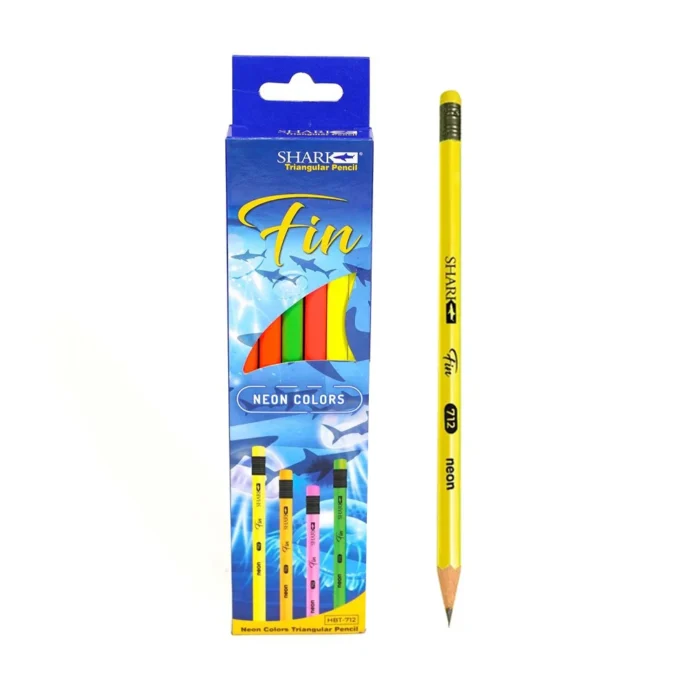 Shark Fin Triangular Pencils (Pack of 12)