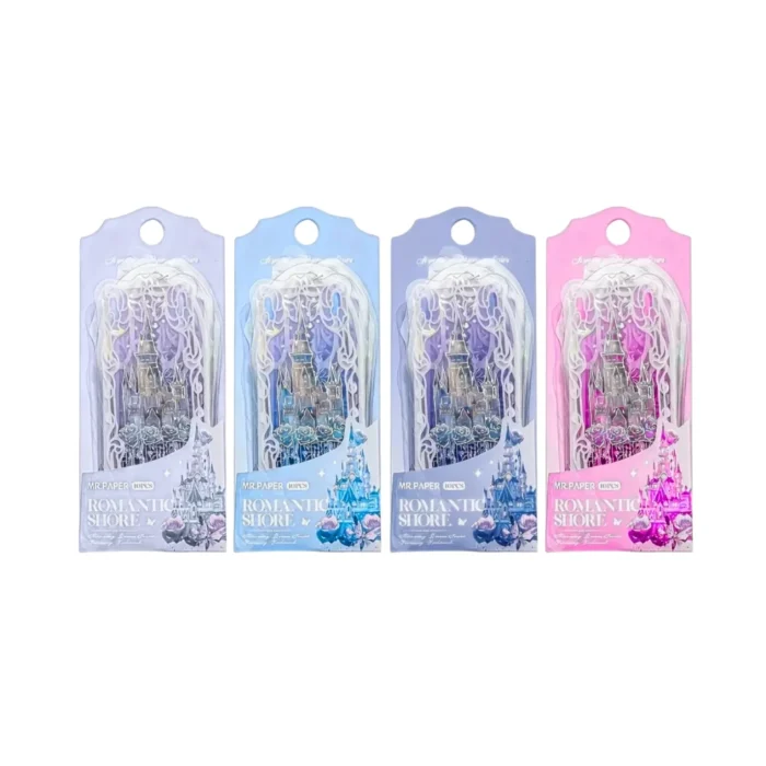 4 Sets Whimsical Fantasy Castle Theme Bookmarks