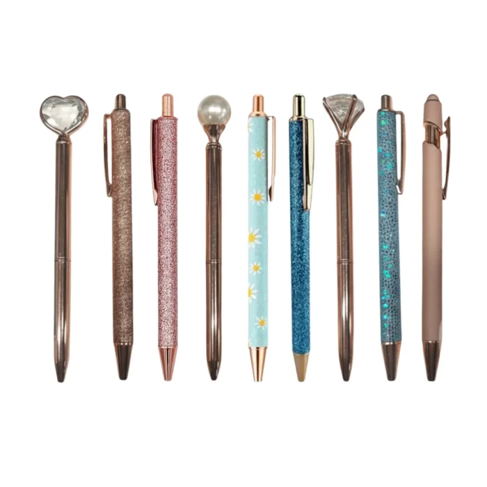 Diamond & Heart Pens Set